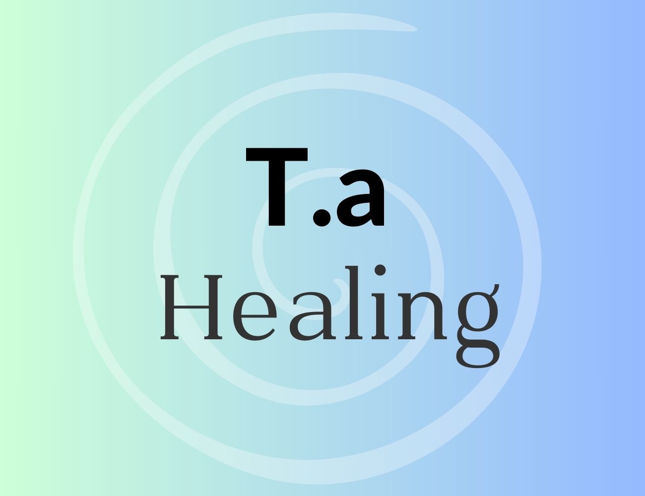 T.a Healing - Terapia de Ambiente